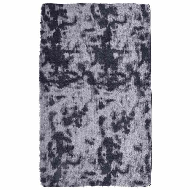 vidaXL Teppich Shaggy Hochflor NAVARRA Dunkelgrau 80x150 cm Polyester 4102816