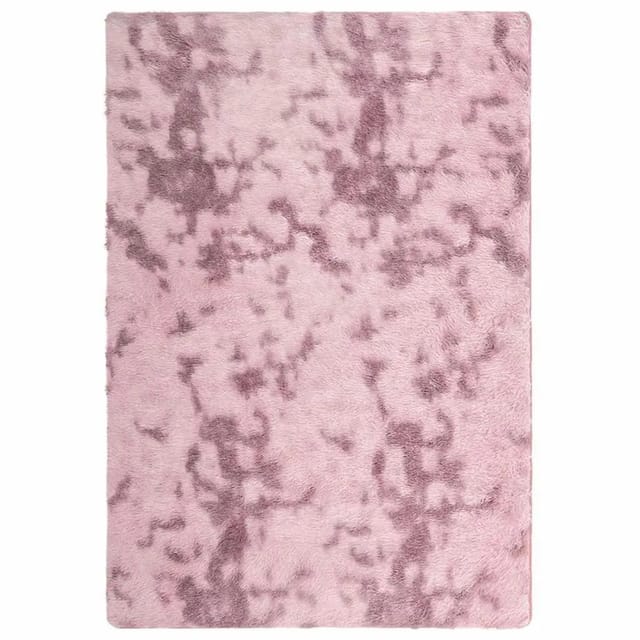 vidaXL Teppich Shaggy Hochflor NAVARRA Altrosa 200x290 cm Polyester 4102849