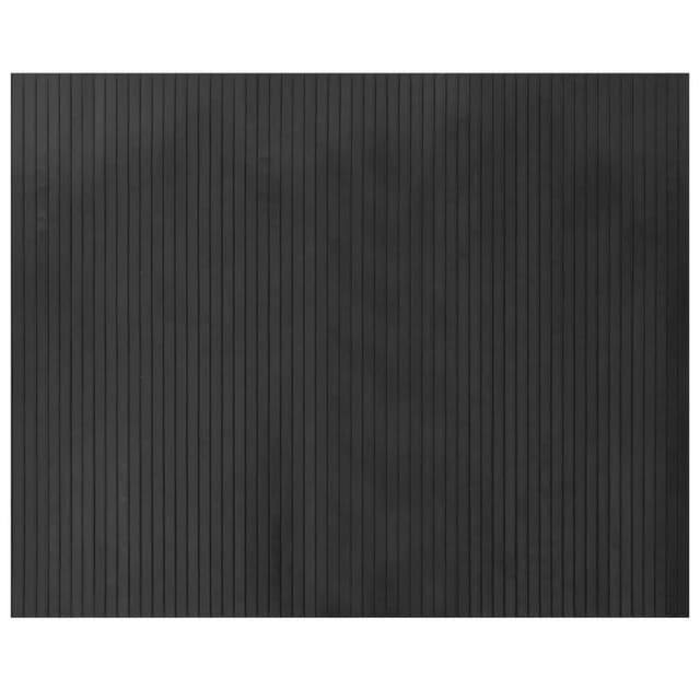 vidaXL Teppich Rechteckig Grau 80x100 cm Bambus 376772