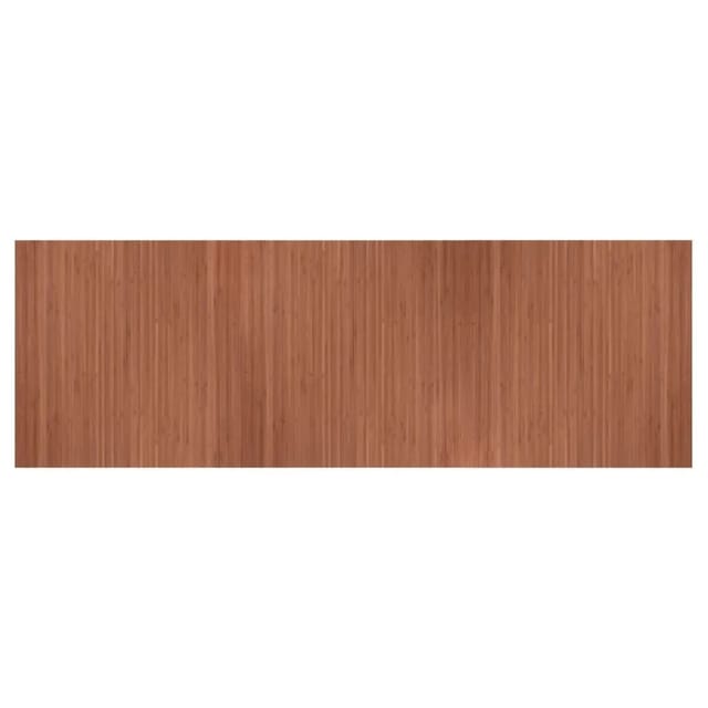 vidaXL Teppich Rechteckig Braun 100x300 cm Bambus 376812