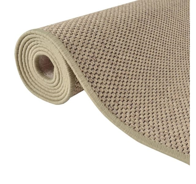vidaXL Teppichläufer Sisal-Optik Sandfarben 80x400 cm 355793
