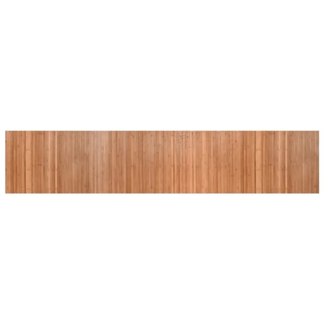 vidaXL Teppich Rechteckig Natur 60x300 cm Bambus 376721