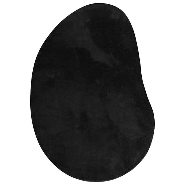 vidaXL Teppich Schwarz 140 x 200 cm Polyester 4103750