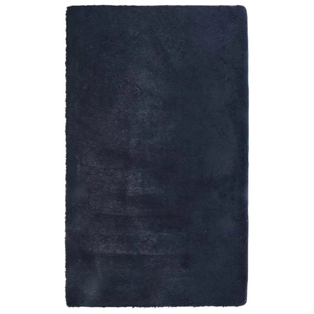 vidaXL Teppich Shaggy Hochflor NAVARRA Marineblau 60x100 cm Polyester 4102811