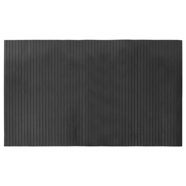 vidaXL Teppich Rechteckig Grau 60x100 cm Bambus 376712