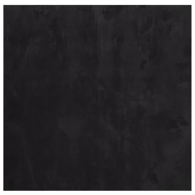 vidaXL Teppich HUARTE Kurzflor Weich und Waschbar Schwarz 200x200 cm 375118