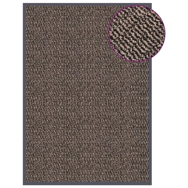 vidaXL Fußmatte Getuftet 60x90 cm Dunkelbraun 326937
