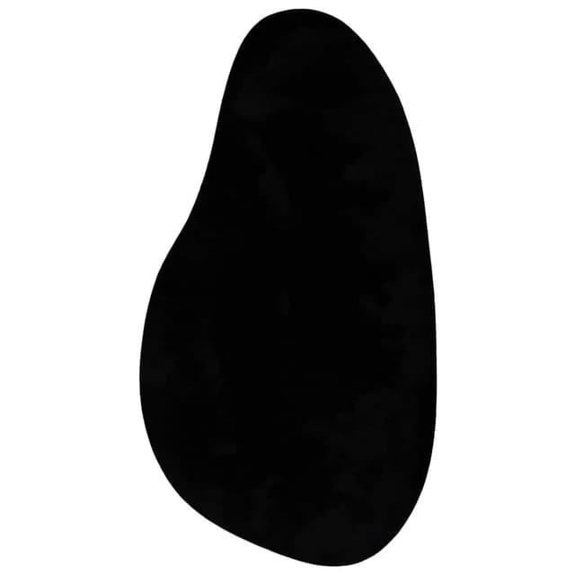 vidaXL Teppich HUARTE Schwarz 100 x 200 cm Polyester 4103797