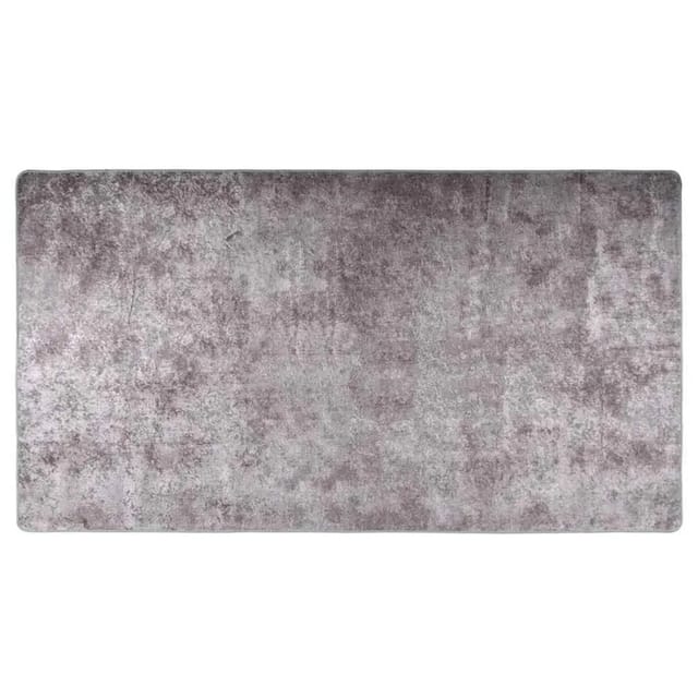 vidaXL Teppich Waschbar Grau 190x300 cm Rutschfest 337962