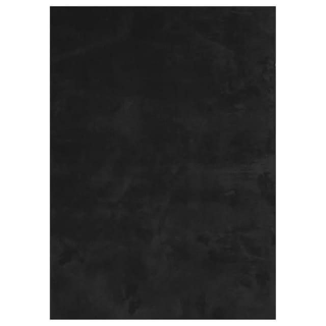 vidaXL Teppich HUARTE Kurzflor Weich und Waschbar Schwarz 240x340 cm 375121