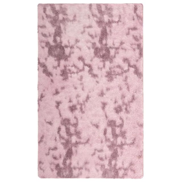 vidaXL Teppich Shaggy Hochflor NAVARRA Altrosa 60x100 cm Polyester 4102809
