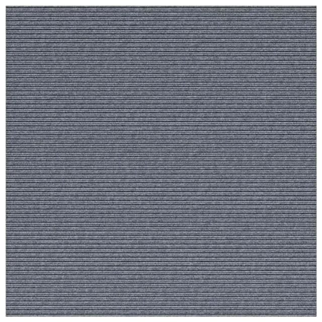 vidaXL Teppichläufer Hellgrau 100 x 100 cm Stoff 42011433