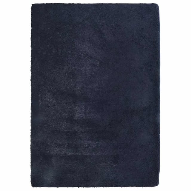 vidaXL Teppich Shaggy Hochflor NAVARRA Marineblau 240x340 cm Polyester 4102859