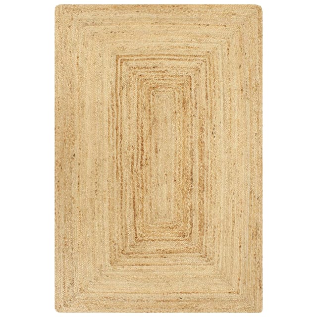 vidaXL Teppich Handgefertigt Jute Natur 80x160 cm 133728