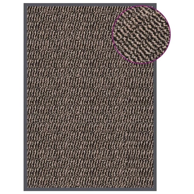 vidaXL Fußmatte Getuftet 40x60 cm Dunkelbraun 326936