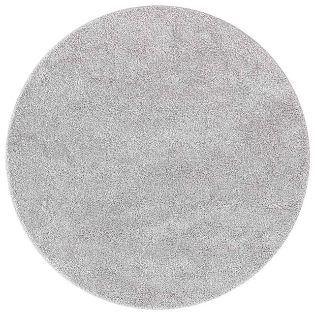 vidaXL Anti-Rutsch Shaggy Teppich Grau 160 x 160 cm PP 4019782