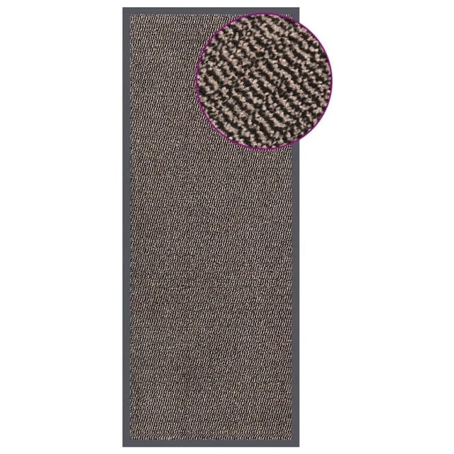 vidaXL Fußmatte Getuftet 60x150 cm Dunkelbraun 326938