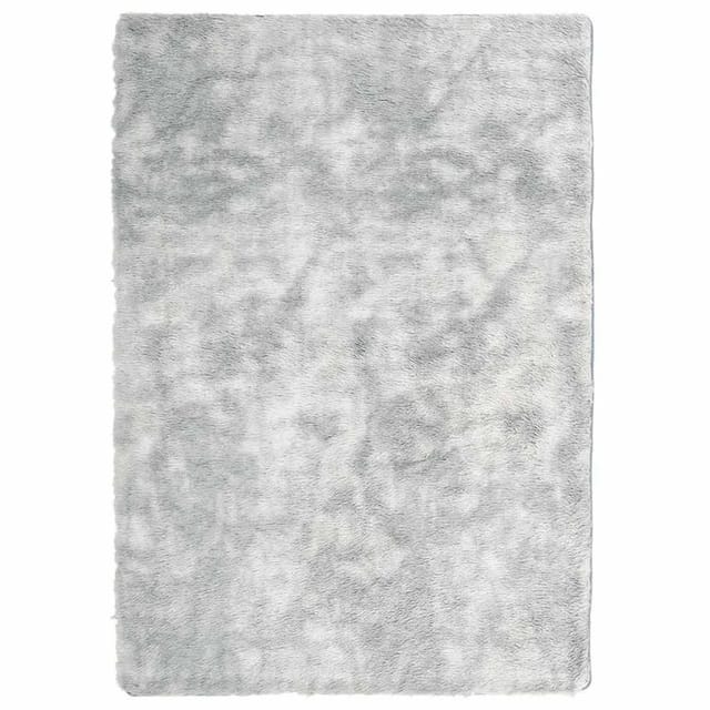 vidaXL Teppich Shaggy Hochflor NAVARRA Silbergrau 240x340 cm Polyester 4102860