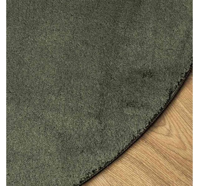 vidaXL Teppich Waldgrün 140 x 200 cm Polyester 4103743