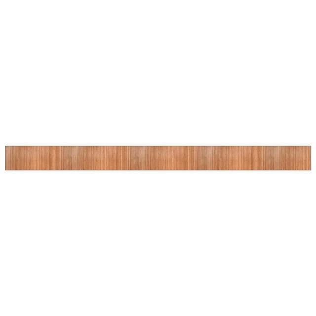 vidaXL Teppich Rechteckig Natur 80x1000 cm Bambus 376931