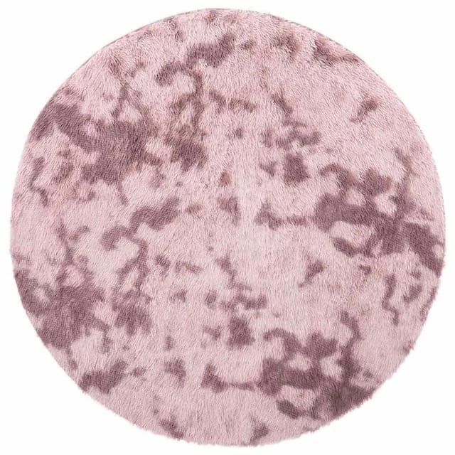 vidaXL Teppich Shaggy Hochflor NAVARRA Altrosa 200x200 cm Polyester 4102921