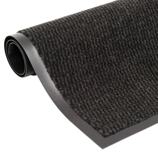 vidaXL Fußmatte Getuftet 60x150 cm Schwarz 326952