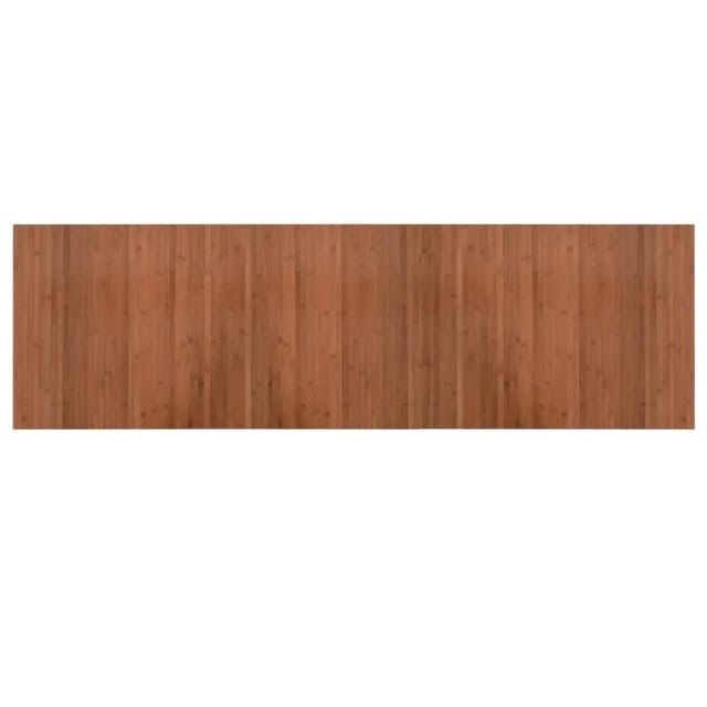 vidaXL Teppich Rechteckig Braun 60x200 cm Bambus 376716