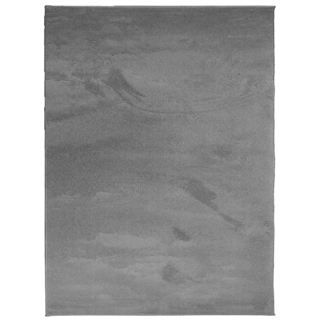 vidaXL Teppich OVIEDO Kurzflor Anthrazit 240x340 cm 375475