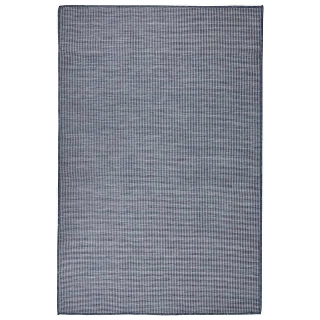 vidaXL Outdoor-Teppich Flachgewebe 120x170 cm Blau 340795