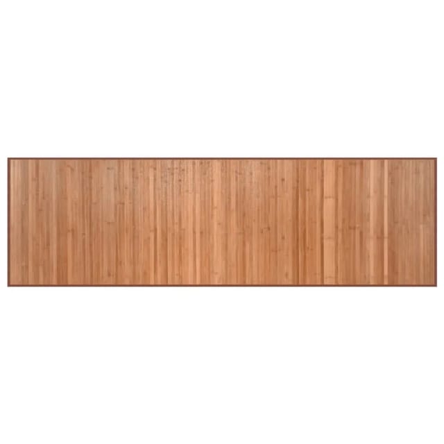 vidaXL Teppich Rechteckig Natur 60x200 cm Bambus 376835