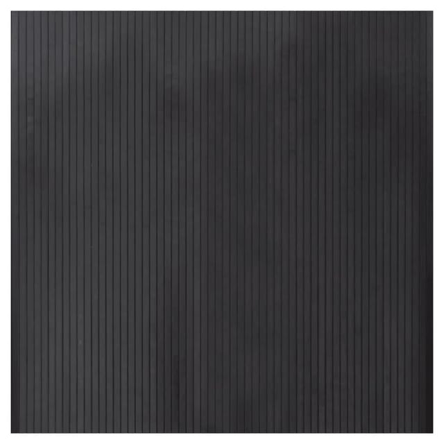 vidaXL Teppich Rechteckig Grau 100x100 cm Bambus 376802