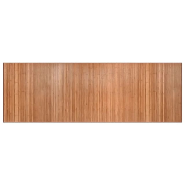 vidaXL Teppich Rechteckig Natur 100x300 cm Bambus 376949