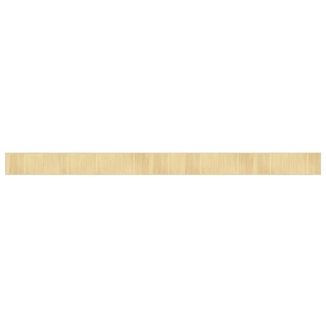 vidaXL Teppich Rechteckig Hell Natur 70x1000 cm Bambus 376897