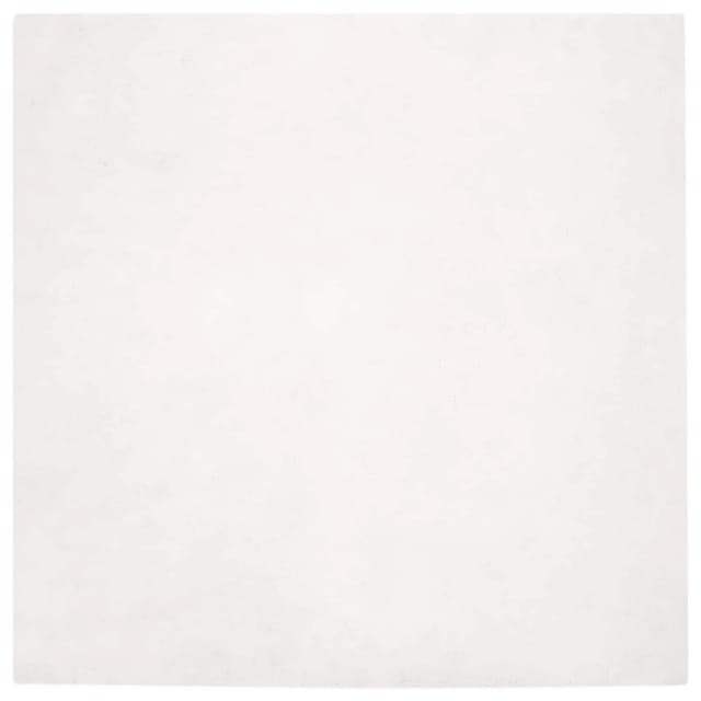 vidaXL Kunstfell Hasen Teppich Olite Weiß 240 x 240 cm Polyester 42021622