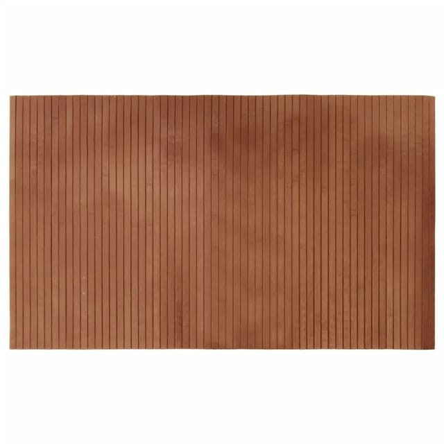 vidaXL Teppich Rechteckig Braun 60x100 cm Bambus 376710