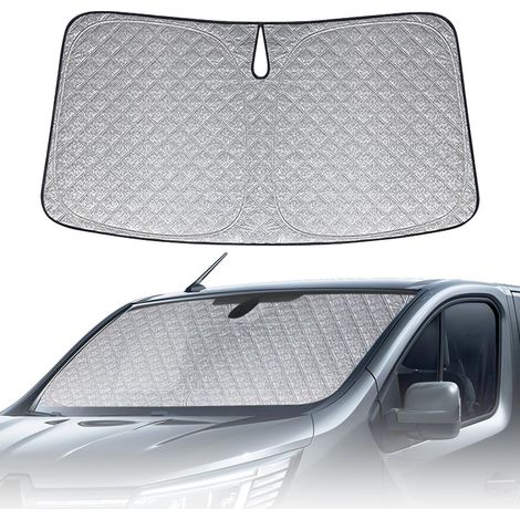 Faltbarer Sonnenschutz Mit Uv-schutz Für Die Frontscheibe, Kompatibel Mit Renault Trafic (2001–2025), Faltbare Sonnenschutzabdeckung Für Den Fahrzeuginnenraum, Reflektierender Uv-schutz