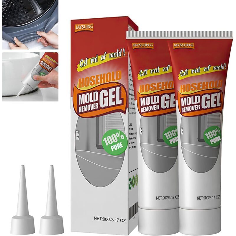 2er-pack Anti-schimmel-reinigungsgel – Für Küchen- Und Badezimmerfliesenfugen, Effektiv Und Sicher