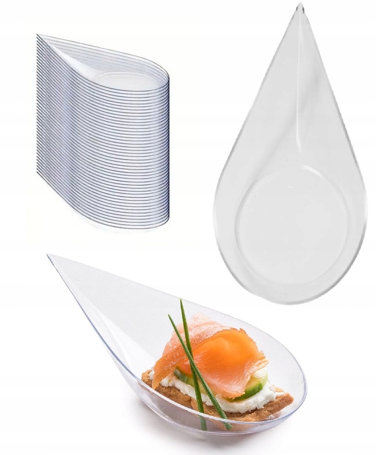Fingerfood-dessertbehälter Für Snacks, Asiatisches Löffel-design, 50 Stück.