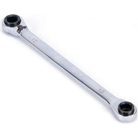 4-in-1 Doppelaugen-ratschenschlüssel – 10 Mm, 13 Mm, 17 Mm, 19 Mm – 72 Zähne – Für Sechskantschrauben – 1 Stück
