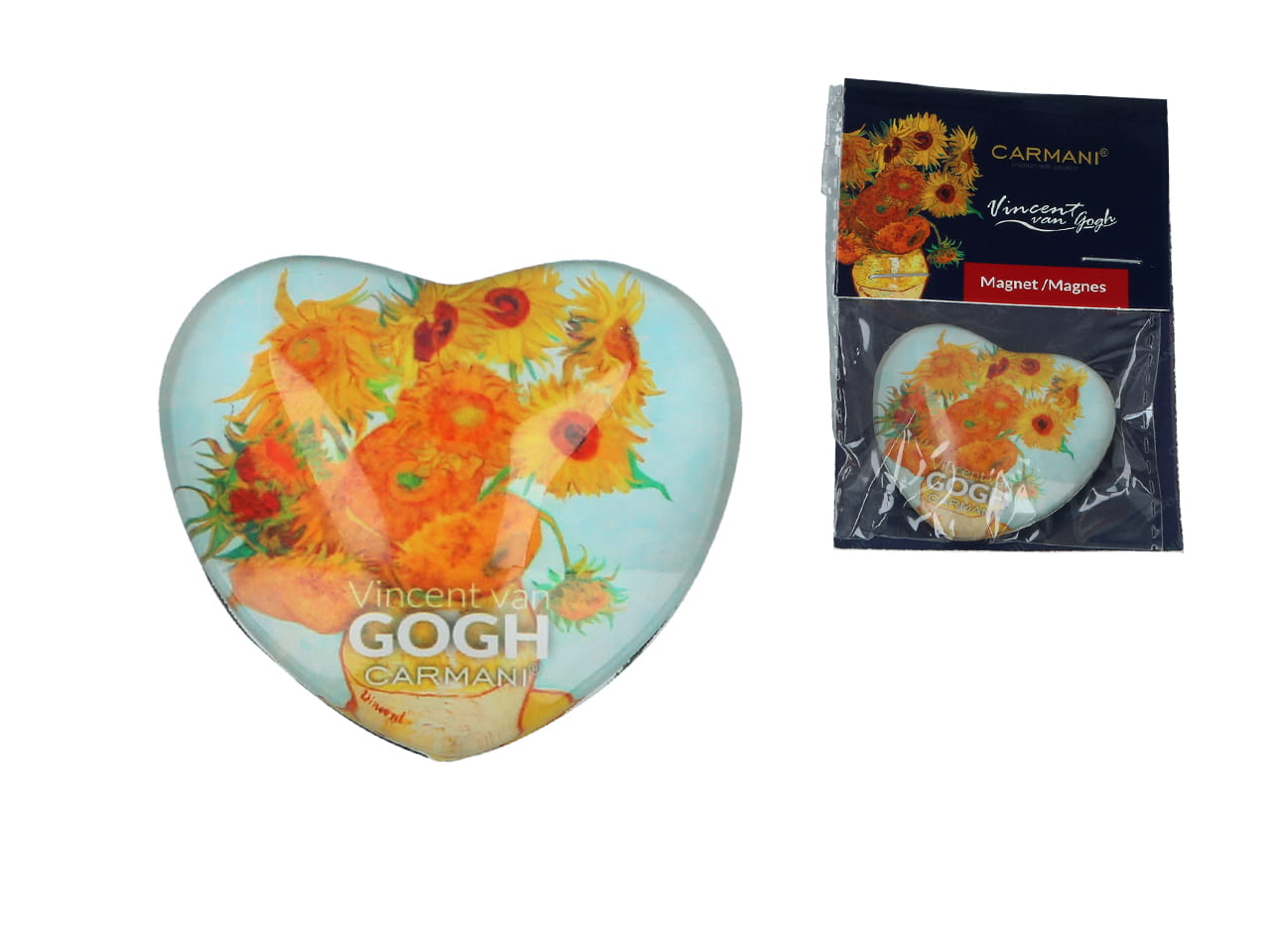Carmani, Herzmagnet – Van Gogh/sonnenblumen