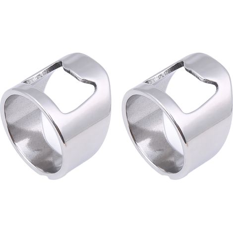 Flaschenöffner Mit Ring Aus Edelstahl Für Damen Und Herren, Ideal Für Bar, Party Und Outdoor-aktivitäten, 1 Stück