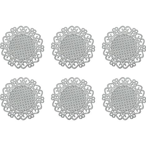 Untersetzer – 6er-set – Umweltfreundliches Pvc – Durchmesser 10,4 Cm – Hitzebeständig Bis 80 °c – Für Zuhause, Küche, Wohnzimmer