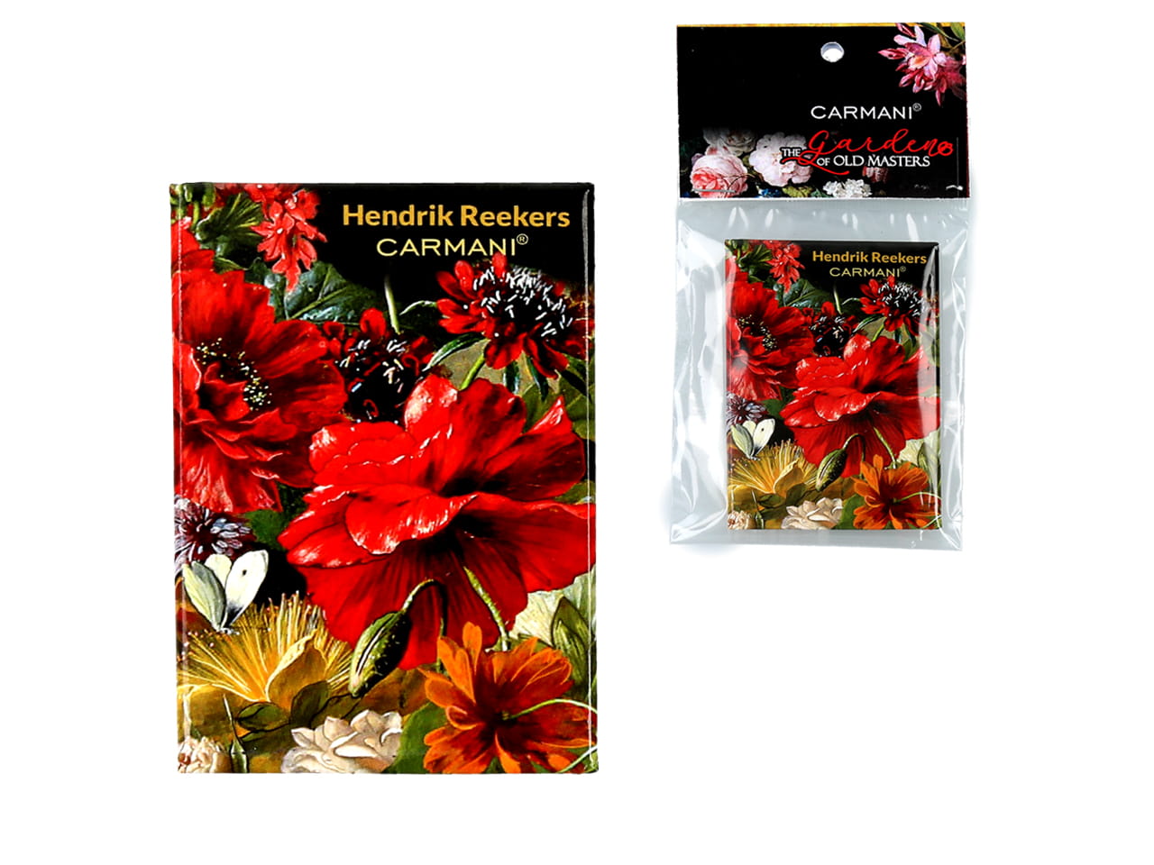 Magnet - Barockblumen, Mohnblumen (carmani)