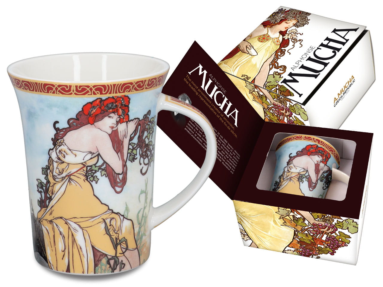 Carmani, Becher – Alfons Mucha – Die Vier Jahreszeiten – Sommer