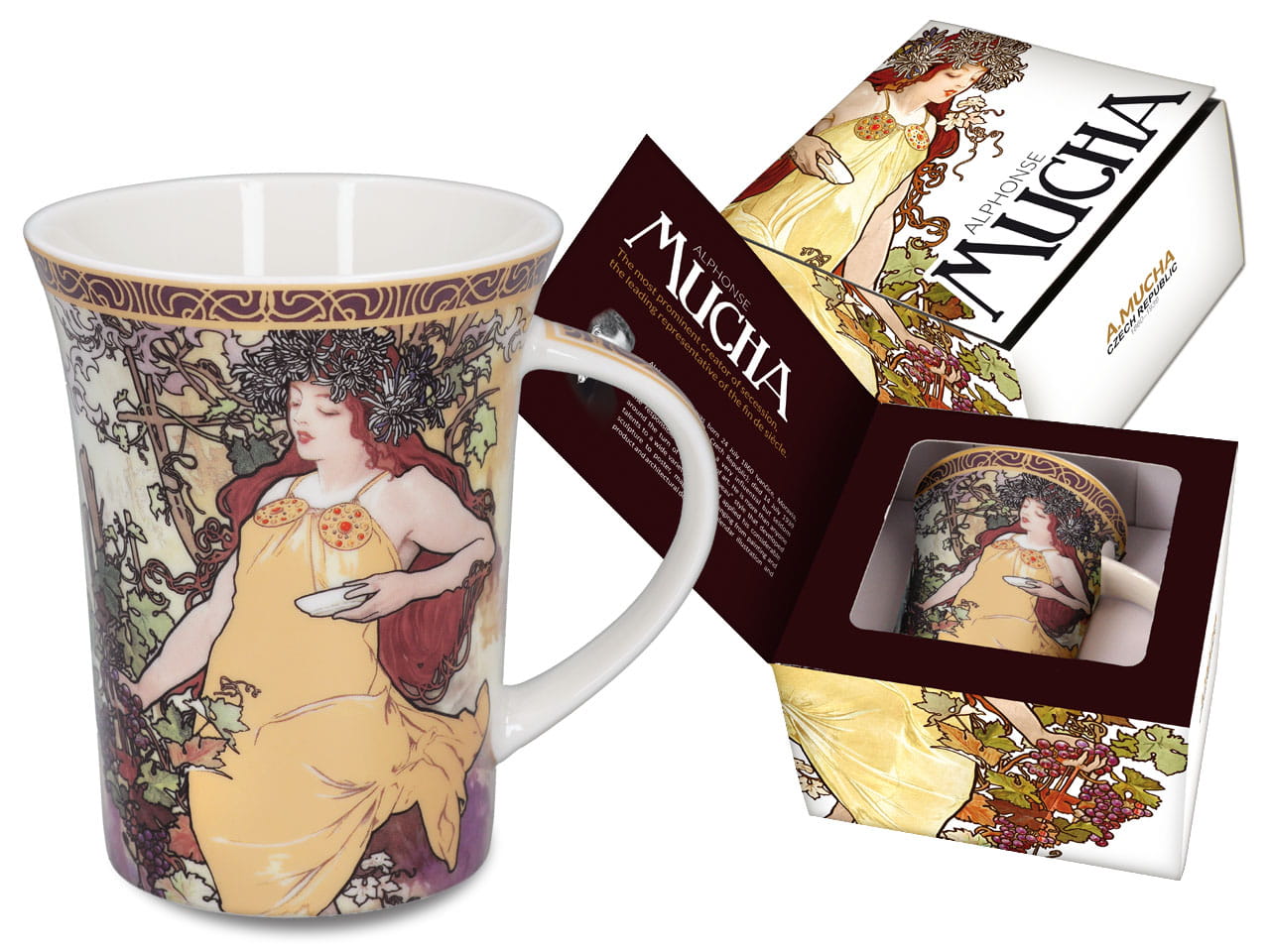 Carmani, Becher – Alfons Mucha. Vier Jahreszeiten – Herbst