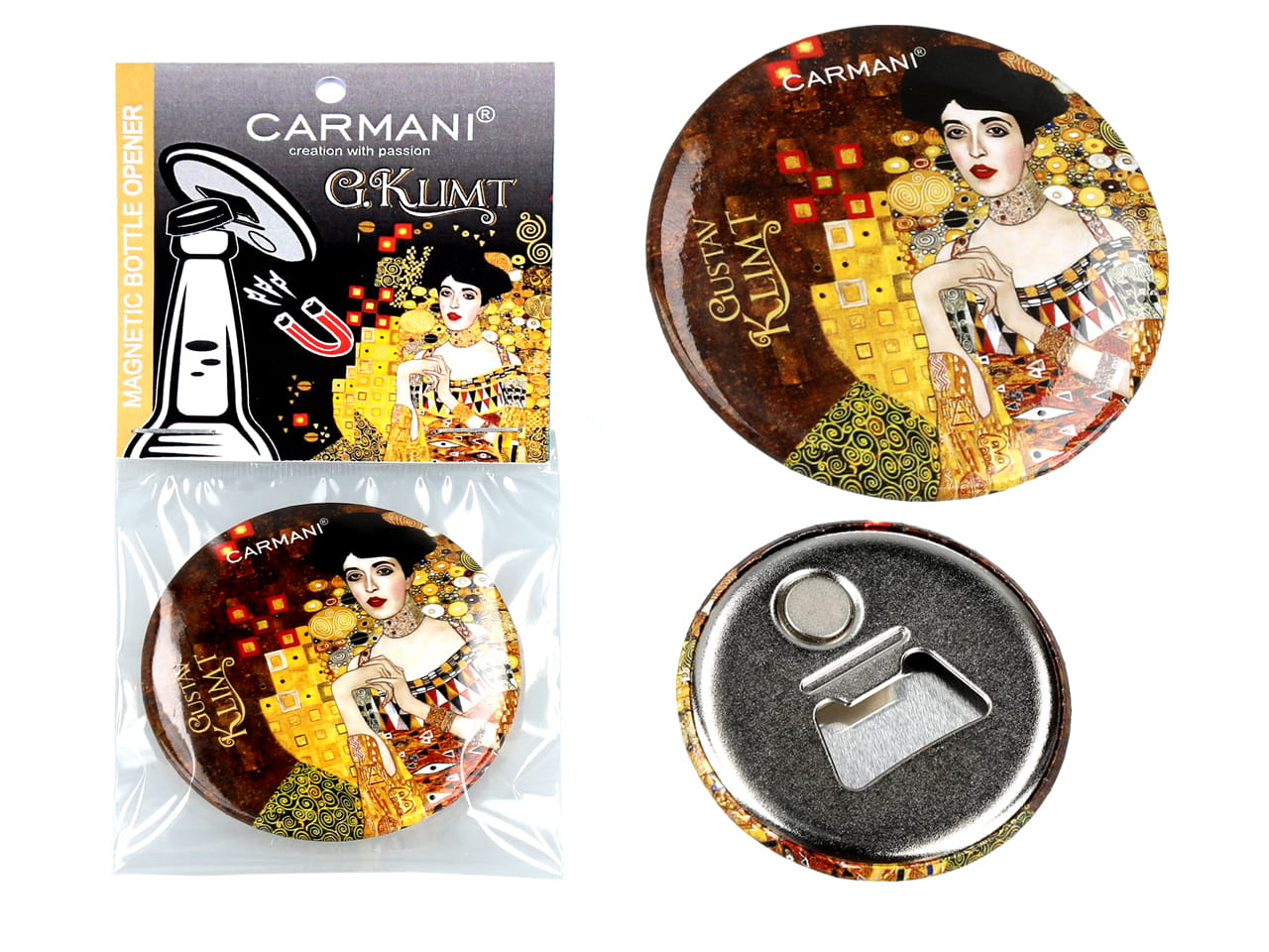 Magnetischer Flaschenöffner - G. Klimt, Adela (carmani)