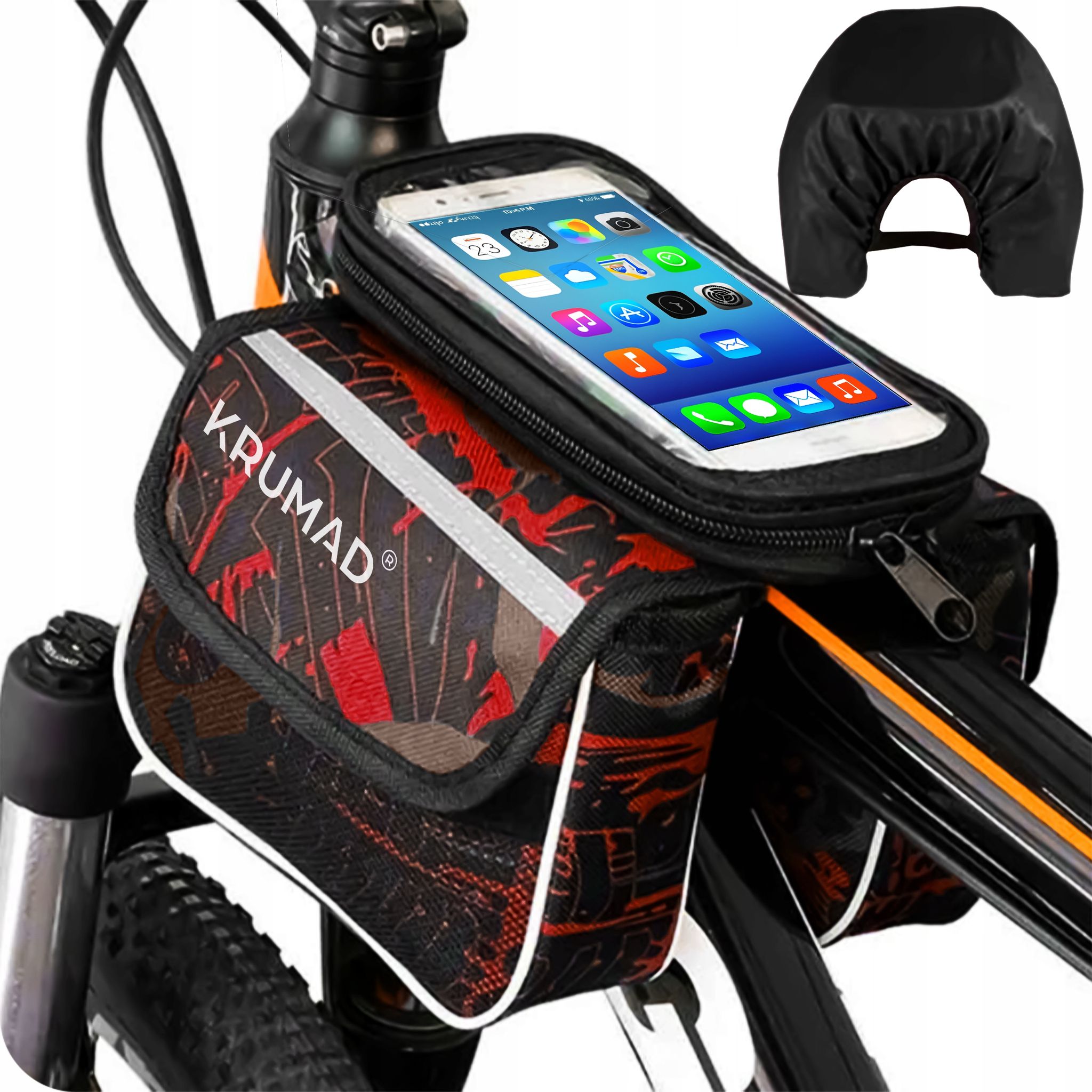 Fahrradtasche Mit Gepäckträger Und Handyhülle