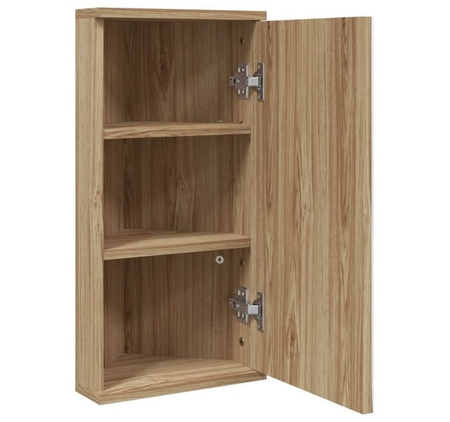 vidaXL Eck-Spiegelschrank Eichen-Optik 30x24x60 cm 357980