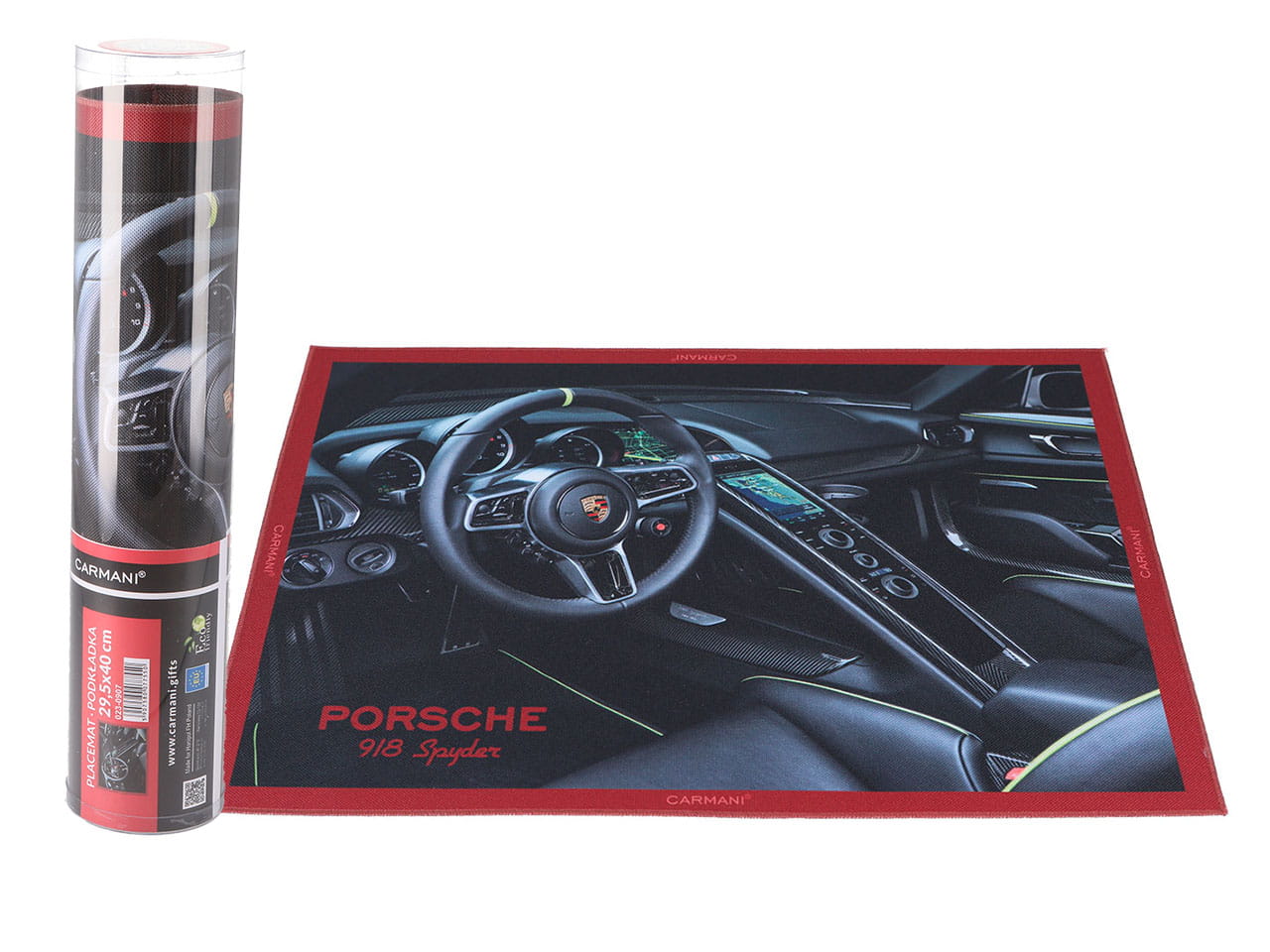 Tischset - Klassisch & Exklusiv, Porsche 918 Spyder - Interieur (carmani)