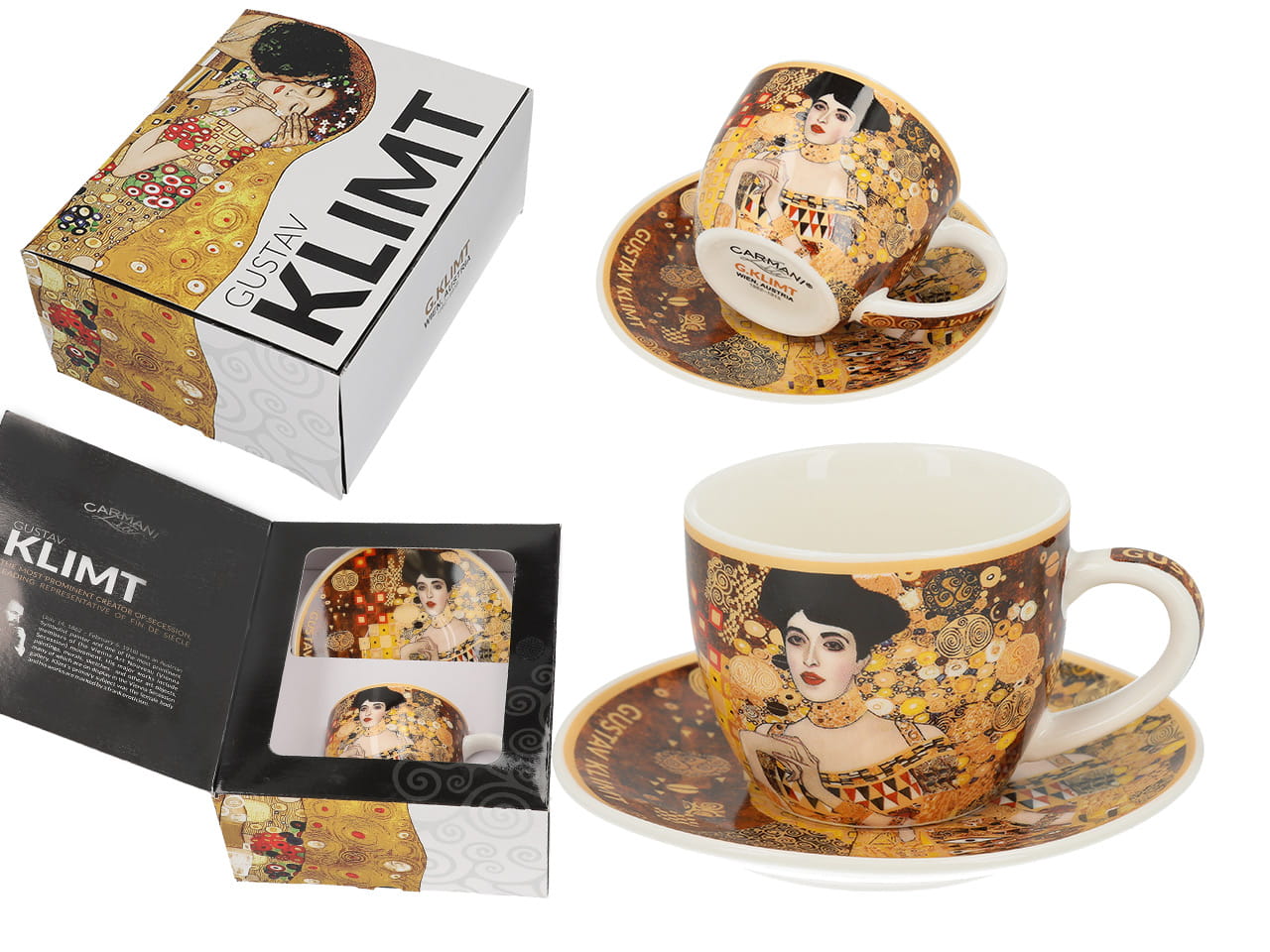 Carmani, Espressotasse Mit Untertasse - G. Klimt. Adela (carmani)